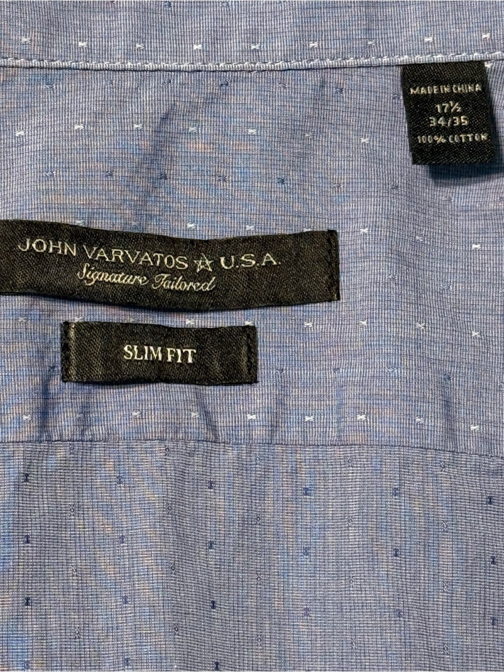 John Varvatos U.S.A. Signature Tailored Slim Fit Dress Shirt - Picture 5 of 6
